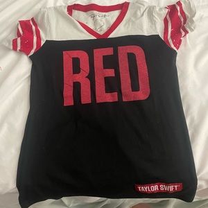 Taylor swift red 13 v neck